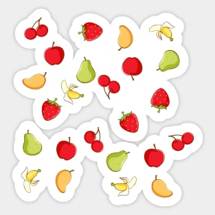 Fruits lovers Sticker